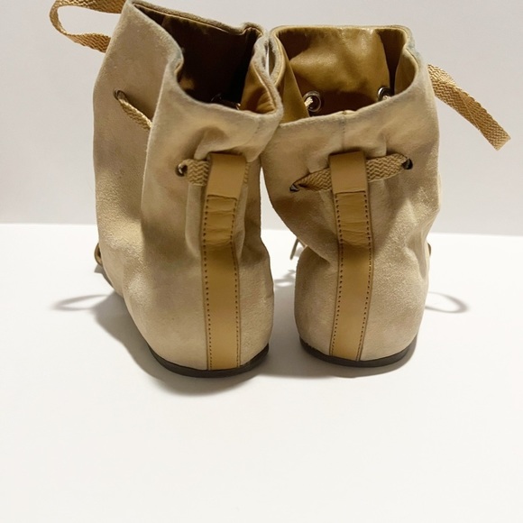 See by Chloe Nude Suede Ankle Cuff Sandal - Picture 10 of 11